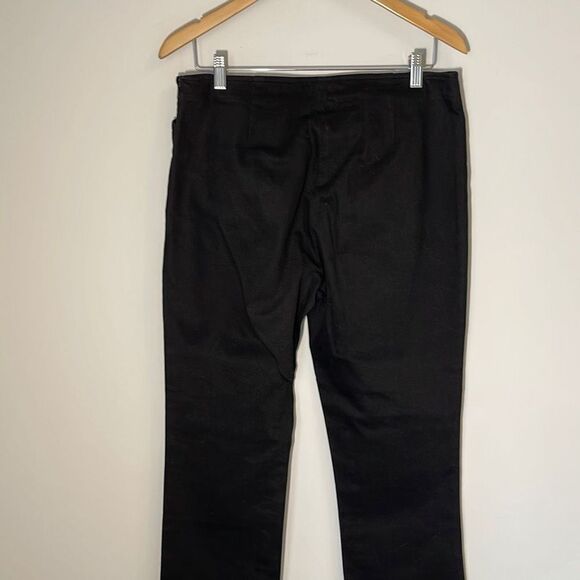 Ralph Lauren Lauren Jeans Co Womens Side Zip Denim Dress Jeans Pants‎ Black 8 - Picture 5 of 10